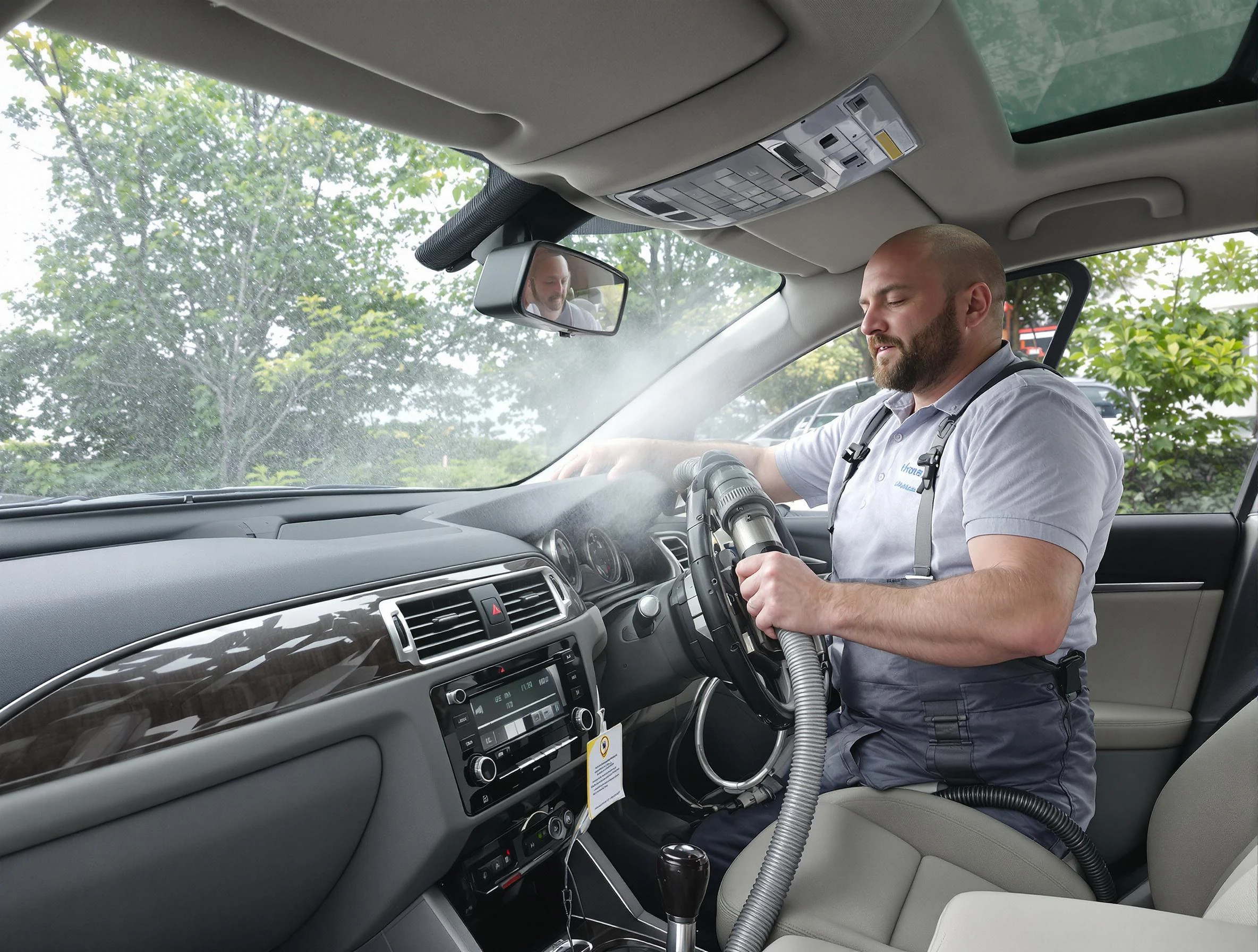 Roxborough Park Air Duct Cleaning specialist performing professional car duct cleaning in Roxborough Park